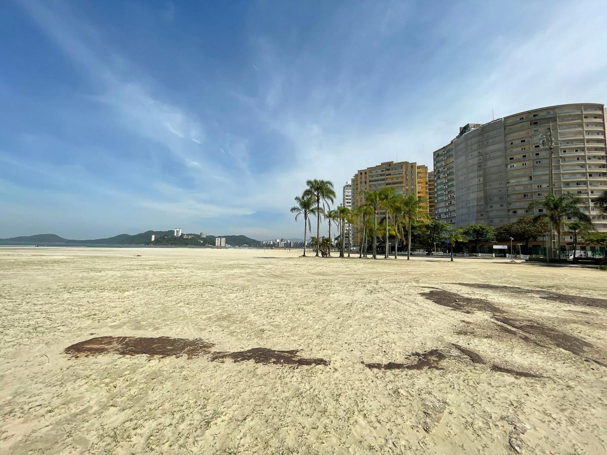 Apartamento Pe Na Areia Melhor Vista Mar De Santos Zewnętrze zdjęcie