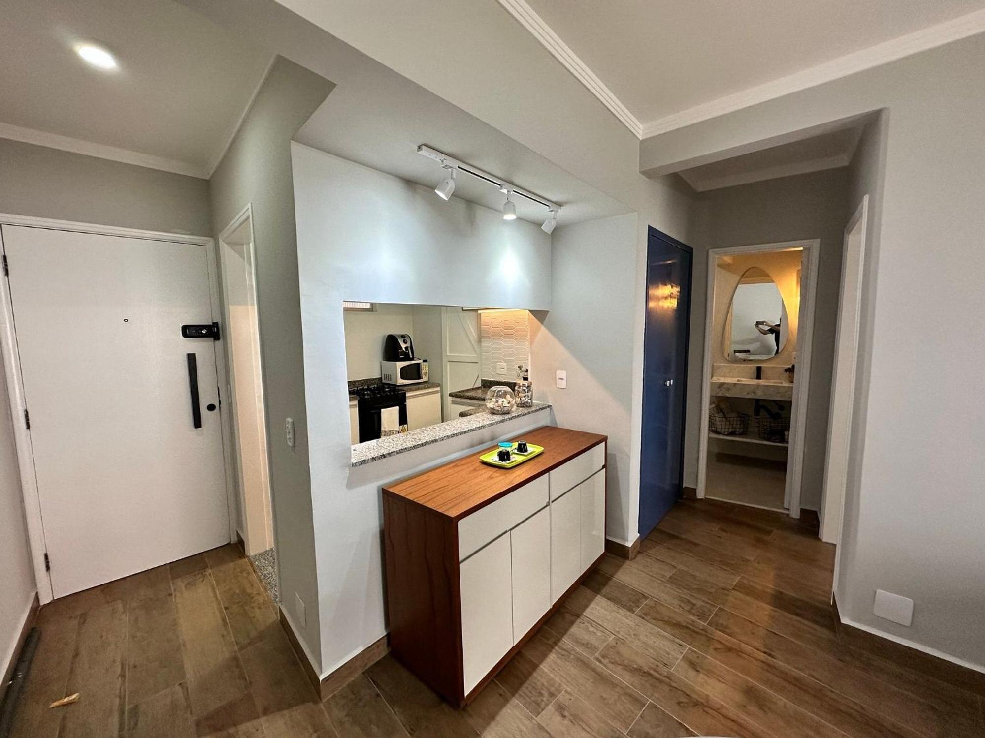 Apartamento Pe Na Areia Melhor Vista Mar De Santos Zewnętrze zdjęcie